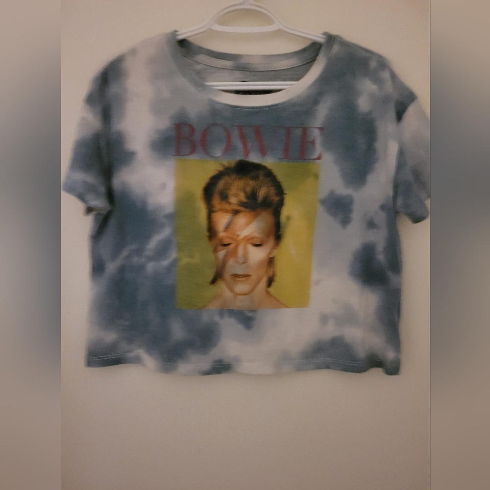 WOMENS  David Bowie  BAND Crop Top